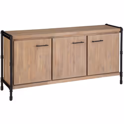 Créez un intérieur qui ne manquera pas d'authenticité avec ce buffet. On aime le charme qui se dégage de ce meuble à travers  ...