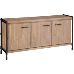 Buffet design bois et métal industriel Siam