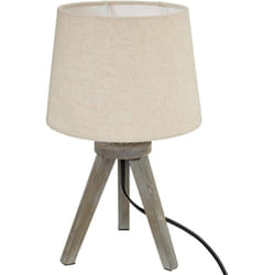 Atmosphera - Lampe Mini trépied beige H31cm créateur d'intérieur