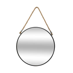 Miroir Rond à Corde en Métal