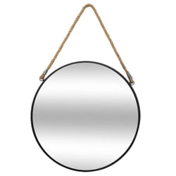 Miroir Rond Métal avec Corde