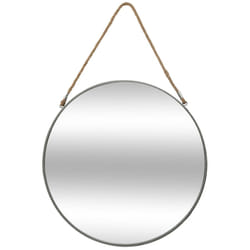 Miroir Rond Métal avec Corde