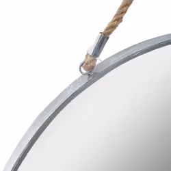 Miroir Rond Métal avec Corde