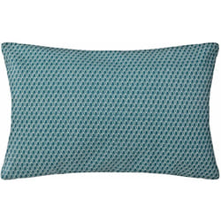 Coussin motifs Otto bleu canard 30x50cm Atmosphera créateur d'intérieur