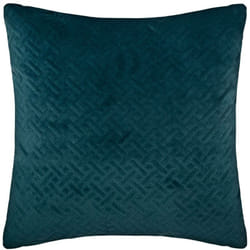 Coussin Dolce velours bleu 40x40cm Atmosphera créateur d'intérieur