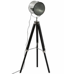 Lampadaire en Métal/Bois Ebor - Atmosphera