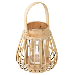 Lanterne en Bambou  Haite  16cm Naturel