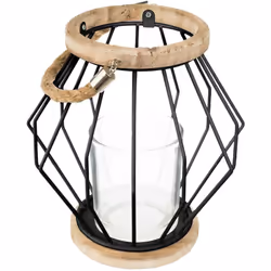 Profitez d'un intérieur moderne et accueillant avec cette lanterne filaire Atmosphera. Un accessoire tendance Cette lanterne  ...