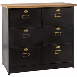 Description générale La commode 'Ivan' de la marque Atmosphera est un meuble au style industriel qui apportera une touche vin ...