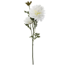 Fleur Artificielle  Dahlia  62cm Blanc