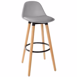 Description générale Ce tabouret de bar Maxon de la marque Atmosphera allie confort et design moderne. Avec son assise rembou ...