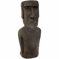 Faites voyager votre intérieur à des milliers de kilomètres en adoptant cette statue représentant un moaï de l'île de Pâques  ...