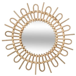 Miroir Rotin Soleil Diamètre 50