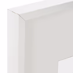 Cadre Photo en Verre  Manu  21x30cm Blanc