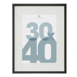 Cadre Photo en Verre  Manu  30x40cm Noir