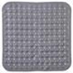 Tapis anti-dérapant - FIVE - 54x54cm - Gris - PVC - Ventouses