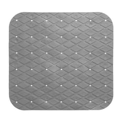 Tapis anti-dérapant - FIVE - 50x50cm - Gris - PVC - Ventouses