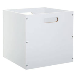5five - panier 31x31cm mix n modul bois blanc