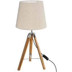 Atmosphera - Lampe trépied Runo bambou H58cm créateur d'intérieur