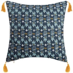 Housse de coussin Exotiq RV - ATMOSPHERA - Carré - Multicolore - Jaune - Naturelle