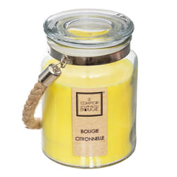 Bougie Parfumée en Verre  Corde  500g Citronnelle