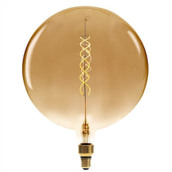 Atmosphera - Ampoule led Globe ambre torsadé,D30cm E27 créateur d'intérieur