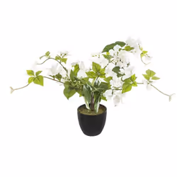 Mettez une magnifique touche de gaieté dans votre maison en accueillant ce bougainvillier artificiel Atmosphera. Aussi beau q ...