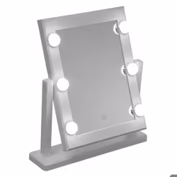 5five - miroir à led 40x37cm blanc