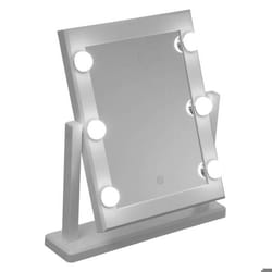 5five - miroir à led 40x37cm blanc