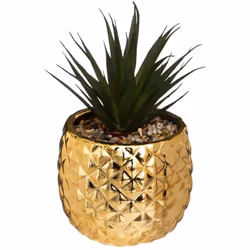 Résolument exotique et très originale, la plante artificielle "Ananas" Atmosphera s'invitera volontiers dans un intérieur au ...