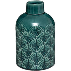 Atmosphera - Vase en Céramique décor en relief h 21,7 cm