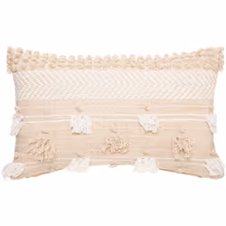 Besoin de vous détendre ? optez pour le coussin rectangulaire "Sable cuivré" Atmosphera. Un coussin tout en douceur Avec ses  ...