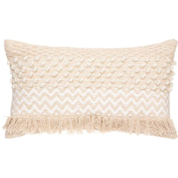 Coussin Sabbia sable cuivré beige 30x50cm Atmosphera créateur d'intérieur