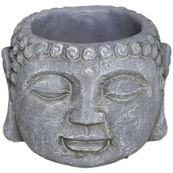 Pot Bouddha ciment H9cm Atmosphera créateur d'intérieur