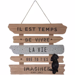 Idéale pour réchauffer un mur, la déco murale "cuba" Atmosphera vous séduira si vous appréciez les accessoires au look rétro  ...
