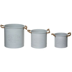 Atmosphera - Set de 3 pots House D20 25 30cm créateur d'intérieur
