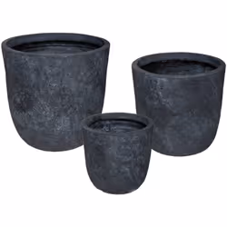 Ce magnifique set de 3 pots Atmosphera trouvera naturellement sa place dans un intérieur contemporain. L'élégance des lignes  ...