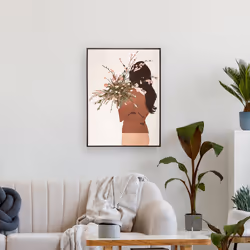 Toile Imprimé Cadeau Femme 58 x 78