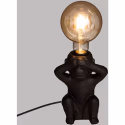 Envie d'une ambiance exotique pour vous évader ? La lampe socle "Singe? Atmosphera vous aidera à composer une ambiance à la f ...