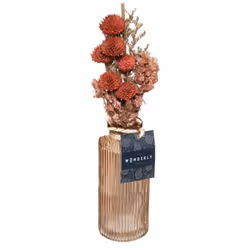Imaginez une décoration empreinte de charme avec cette composition de fleurs séchées "Wonder" Atmosphera. La tendance végétal ...