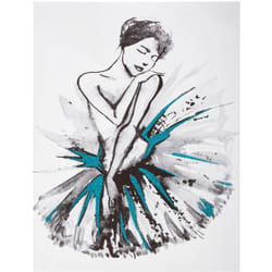 Sticker Illusion 30 x 40 Danseuse Atmosphera créateur d'intérieur