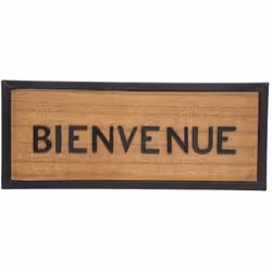 Apportez un peu de chaleur aux portes de votre maison avec la plaque de porte Atmosphera. Un panneau signalétique venu du pas ...