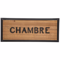 Apportez un peu de chaleur aux portes de votre maison avec la plaque de porte Atmosphera. Un panneau signalétique venu du pas ...