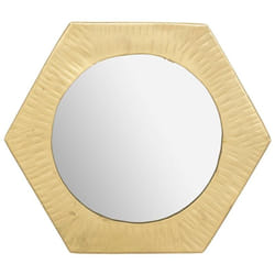 Miroir Romy métal 18x18cm Atmosphera créateur d'intérieur