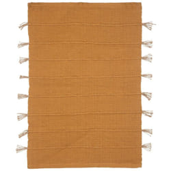 Tapis Tula en coton avec pompon en jute 60x90cm Atmosphera créateur d'intérieur