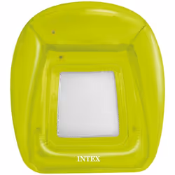 Fauteuil gonflable candy maille - Intex. Couleur : Vert. Matière principale : Pvc_. Longueur : 104.00 cm. Largeur : 102.00 cm ...