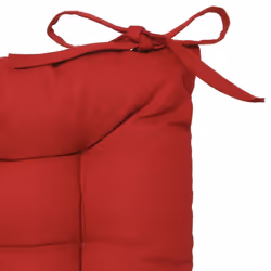 Coussin pour chaise de jardin Rouge 38 x 38 cm - Vue supplémentaire 2