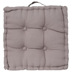Coussin de sol gris clair 40x40