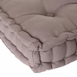 Coussin de sol gris clair 40x40