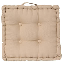 Coussin de sol lin 40x40